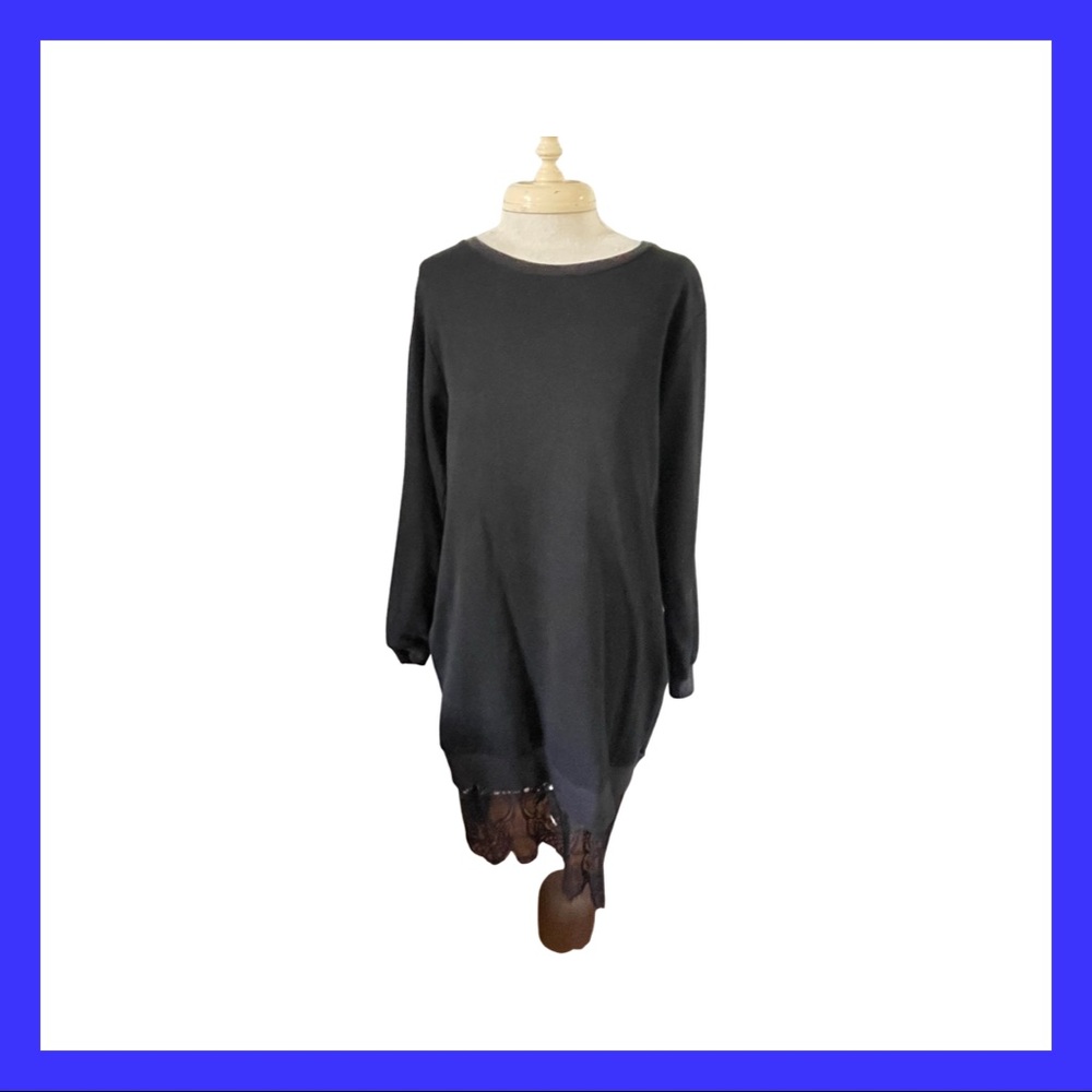 Black Boutique Sweatshirt Dress